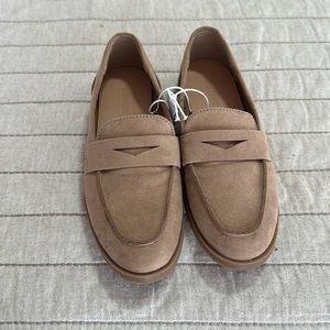 Taupe loafers